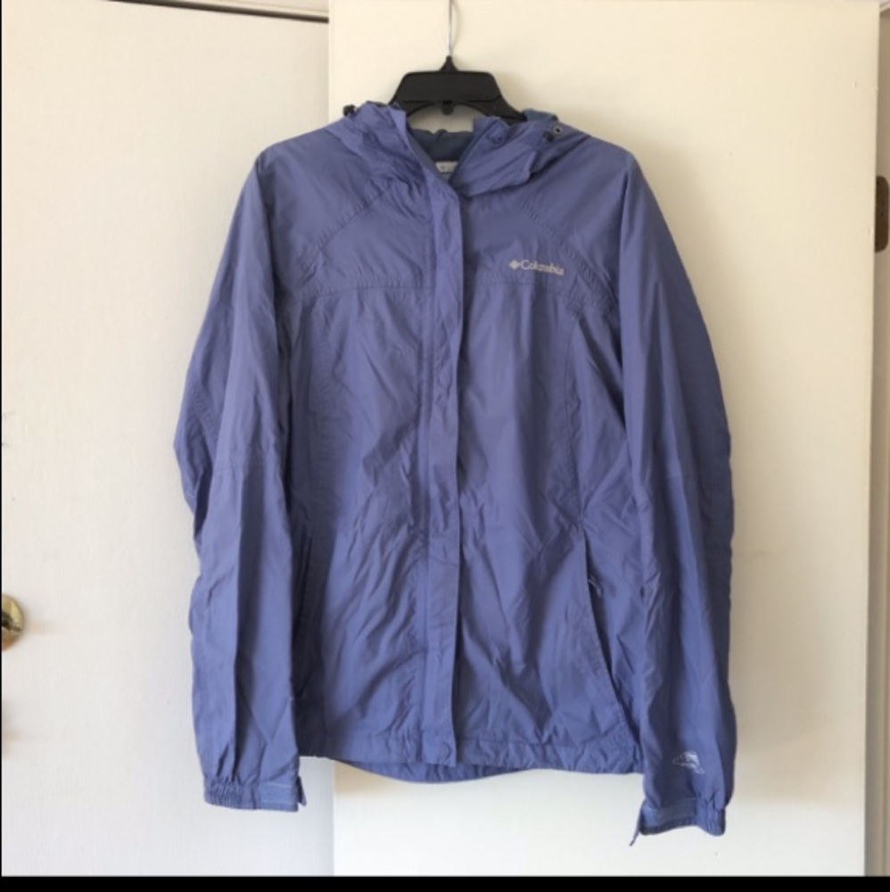 Purple Columbia Rain Jacket